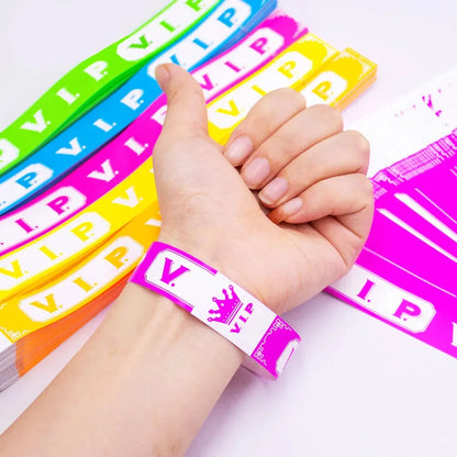 VIP Paper Waterproof Identification Wristbands