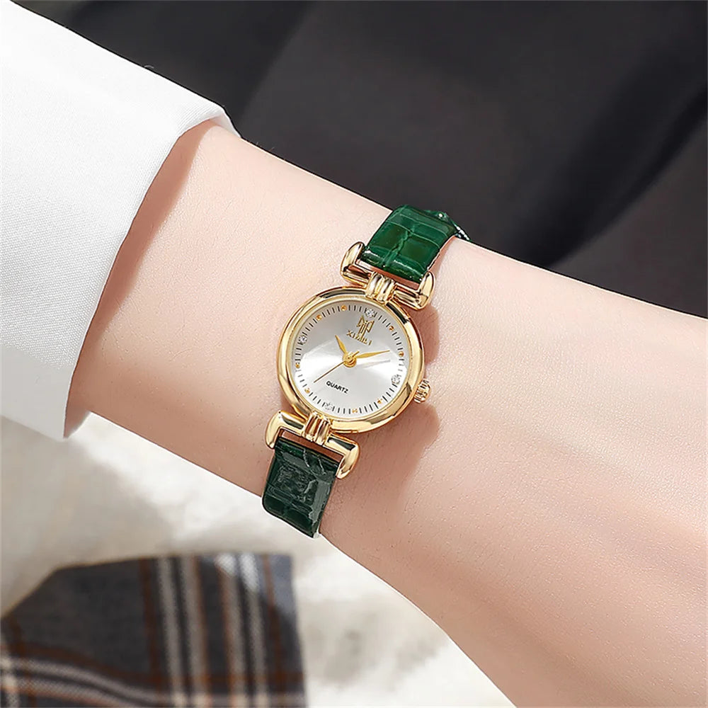 Small Simple Diamonds Quartz Wristwatch