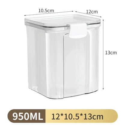 Sealed Jars For Kitchen Storage Box Set