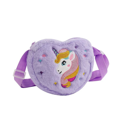 Sweet Unicorn Handbags Cute Kid Crossbody Shoulder Bag