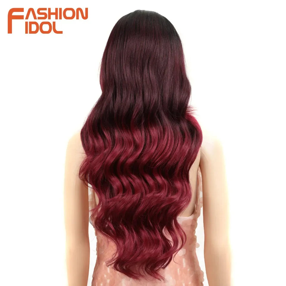 Lace Front Wig Synthetic With Baby Hair Wigs