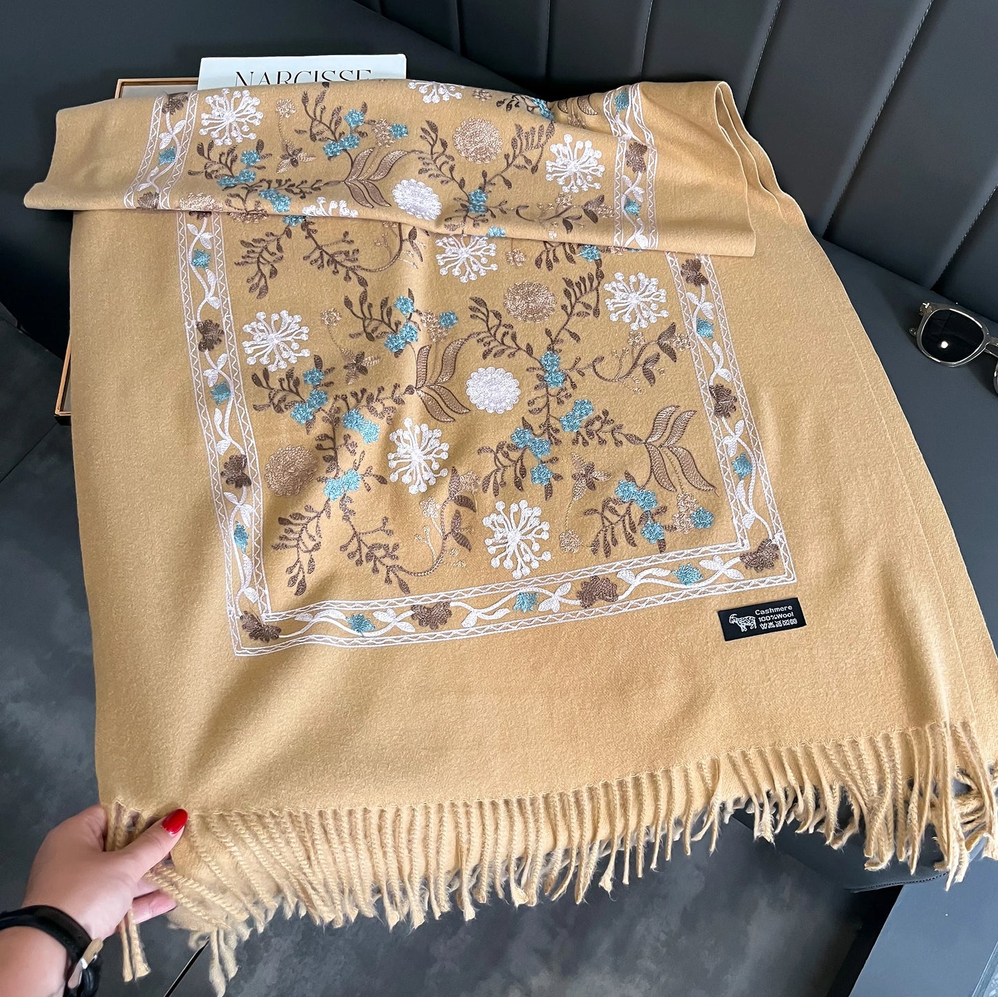 وشاح الكشمير الدافئ