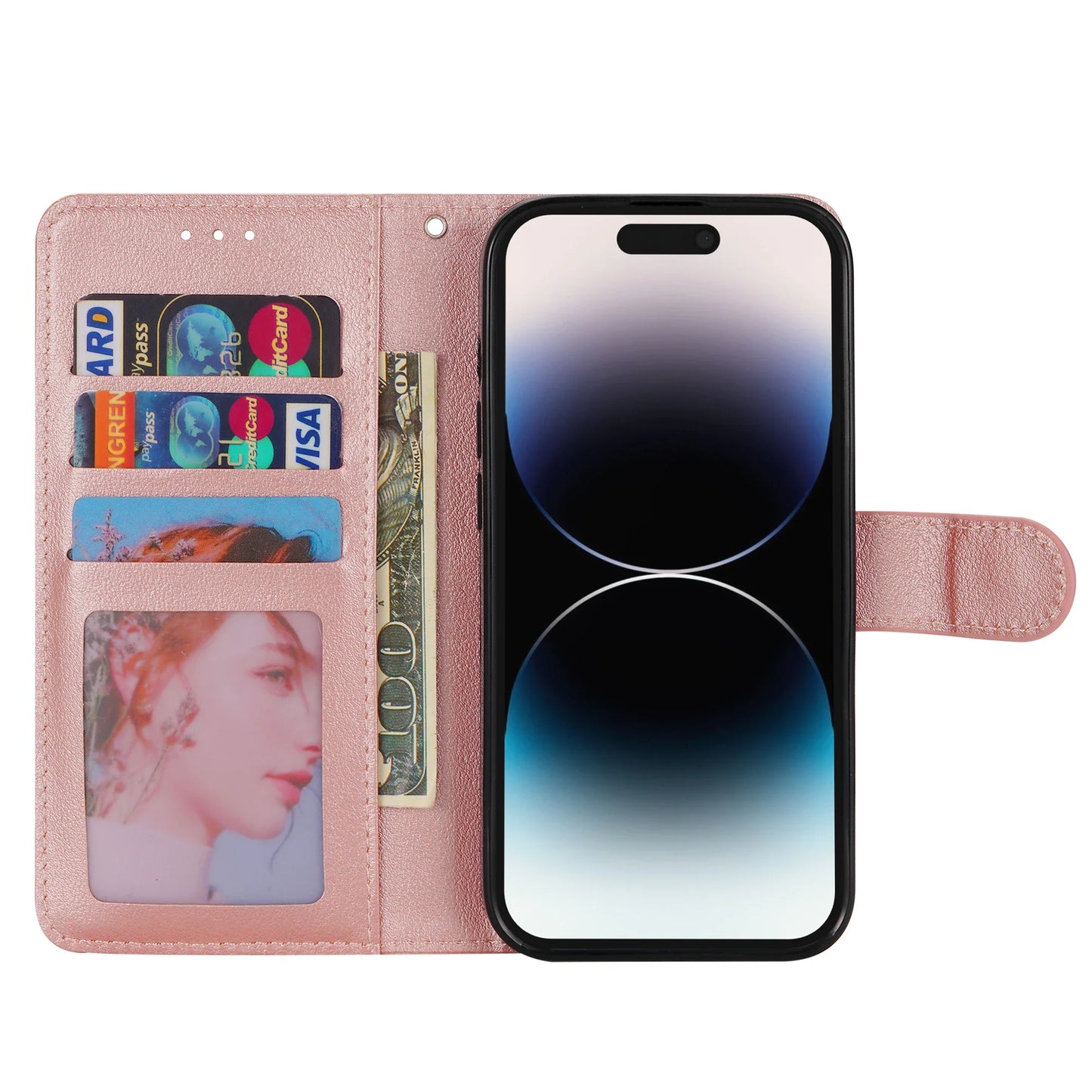 Leather Case Protect iPhone Cover Flip Wallet Case