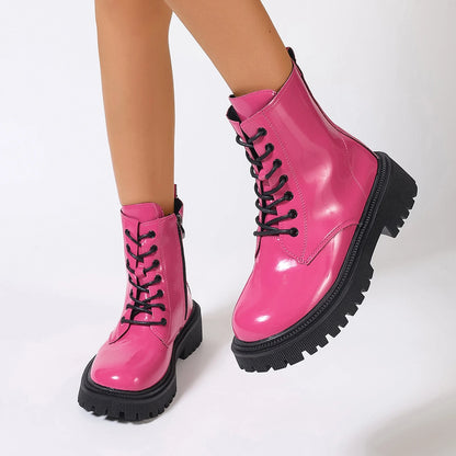 Sexy and Elegant in Winter Solid Color Casual Short Boots