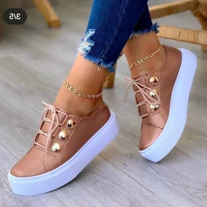 Casual Leather PU Vulcanize Sneakers