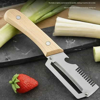 Paring Knife Ergonomic Wood Handle Stainless Steel
