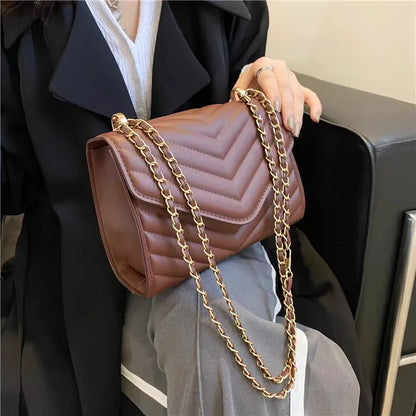 Small Square Crossbody Chain Bag