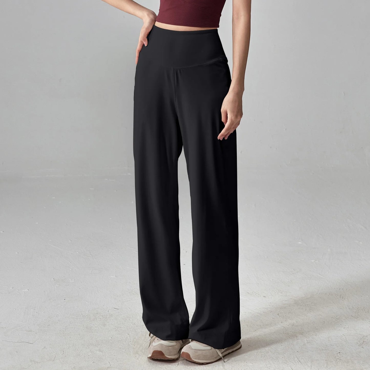 High Waist Stretch Loose Sports Yoga Pants