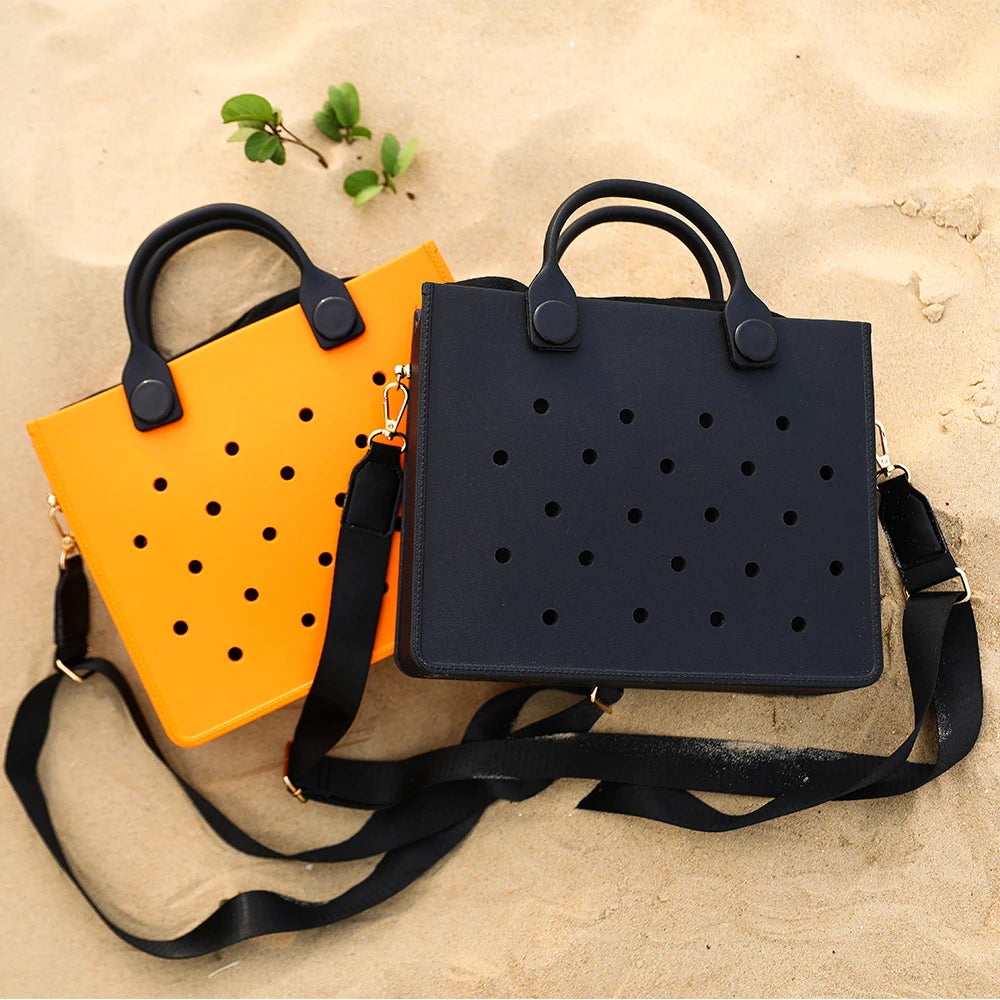 Tote Handbag Storage EVA Large Leather Shoulder Casual Waterproof Bag