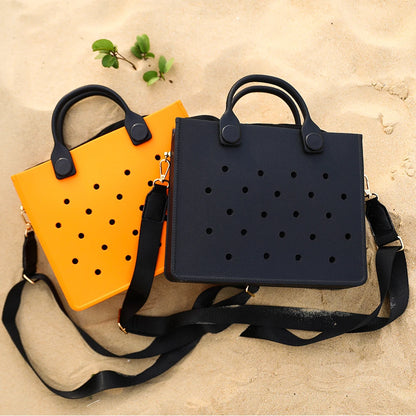 Tote Handbag Storage EVA Large Leather Shoulder Casual Waterproof Bag