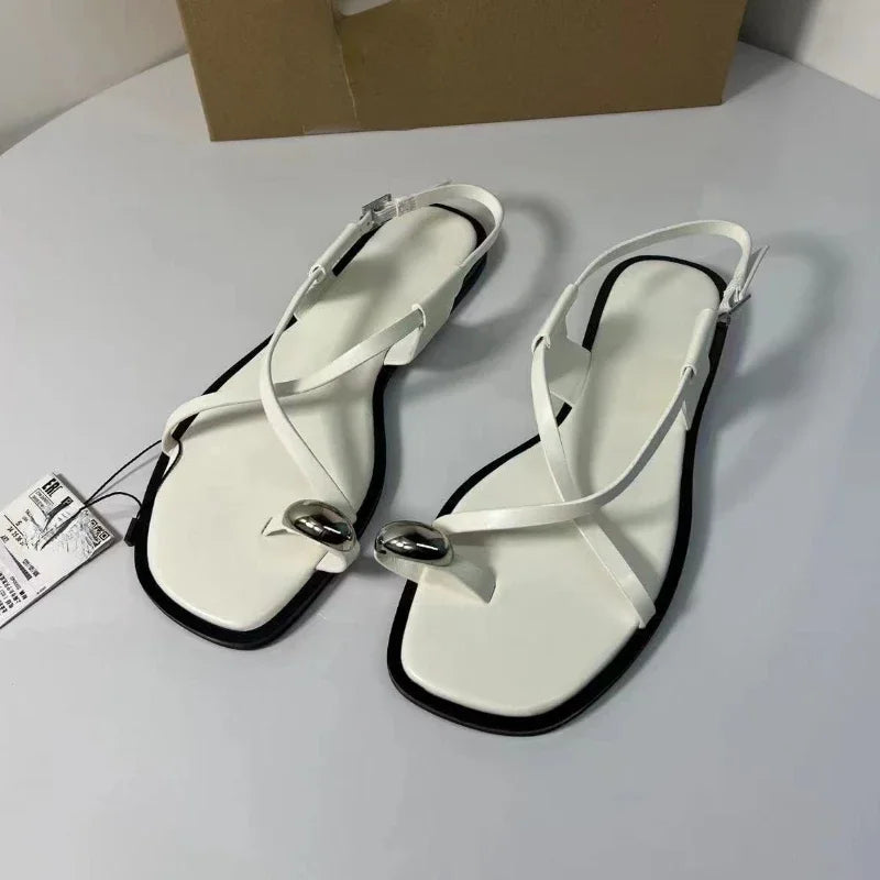 Flat Clip Toe Leisure Sandals