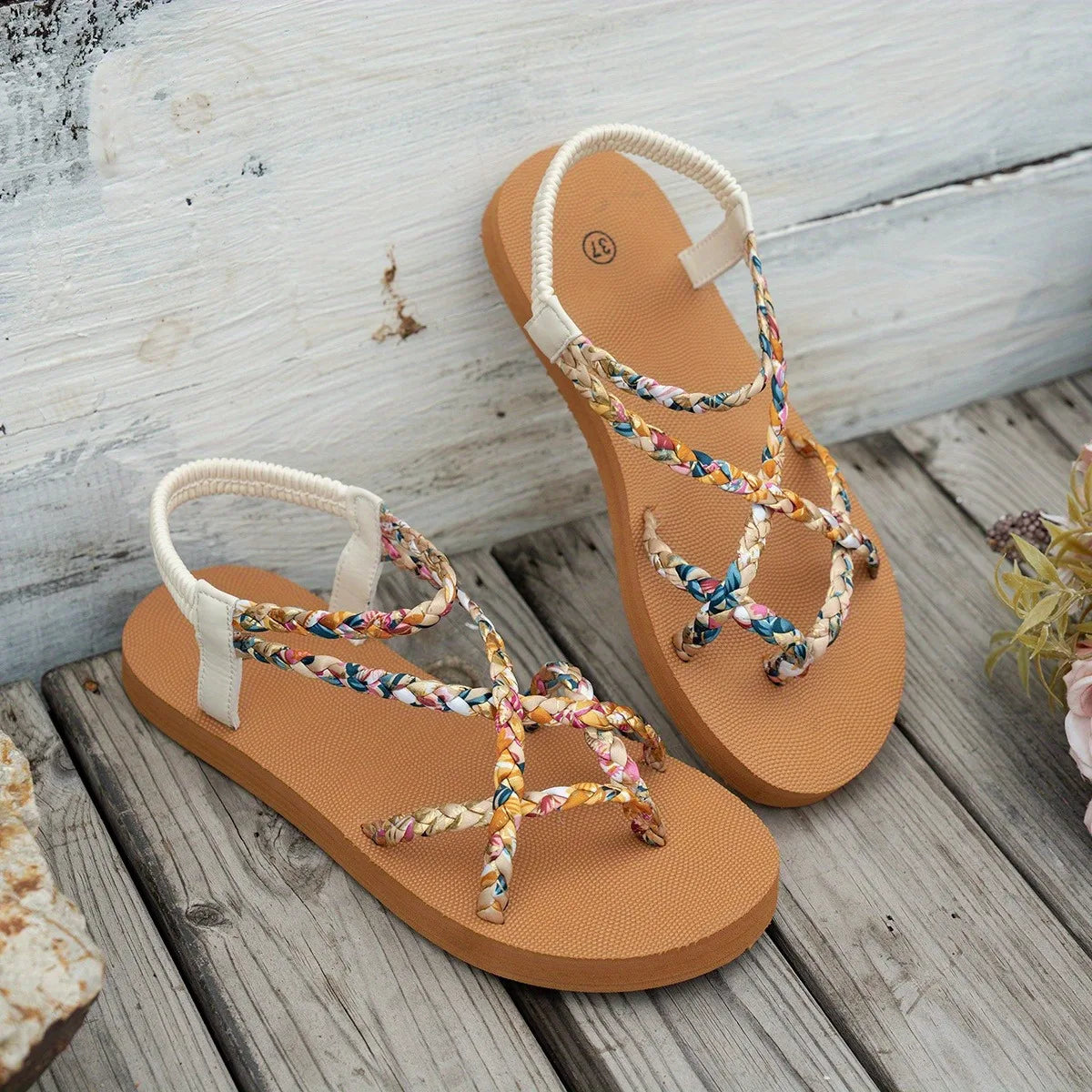 Large Size Round Head Fish Mouth Sandals