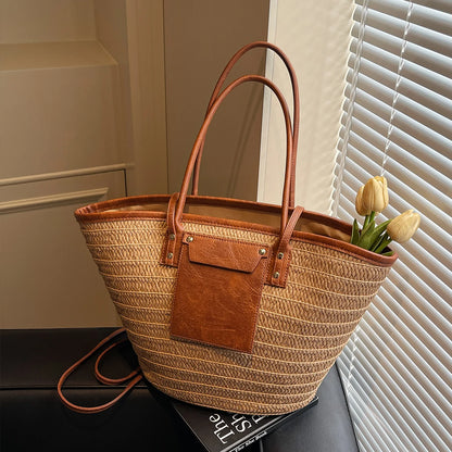 Forest Straw Bag