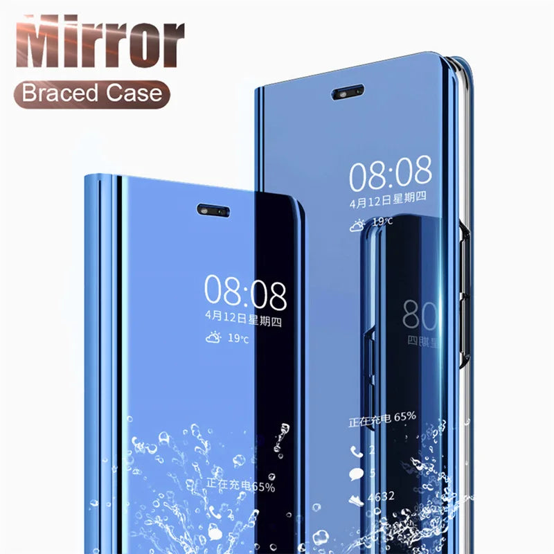 Smart Mirror Flip Case For Samsung Galaxy Cover
