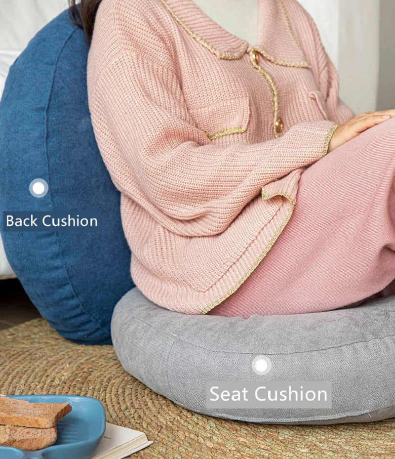 Floor Seat Pillow Solid Color Suitable for Meditation Yoga