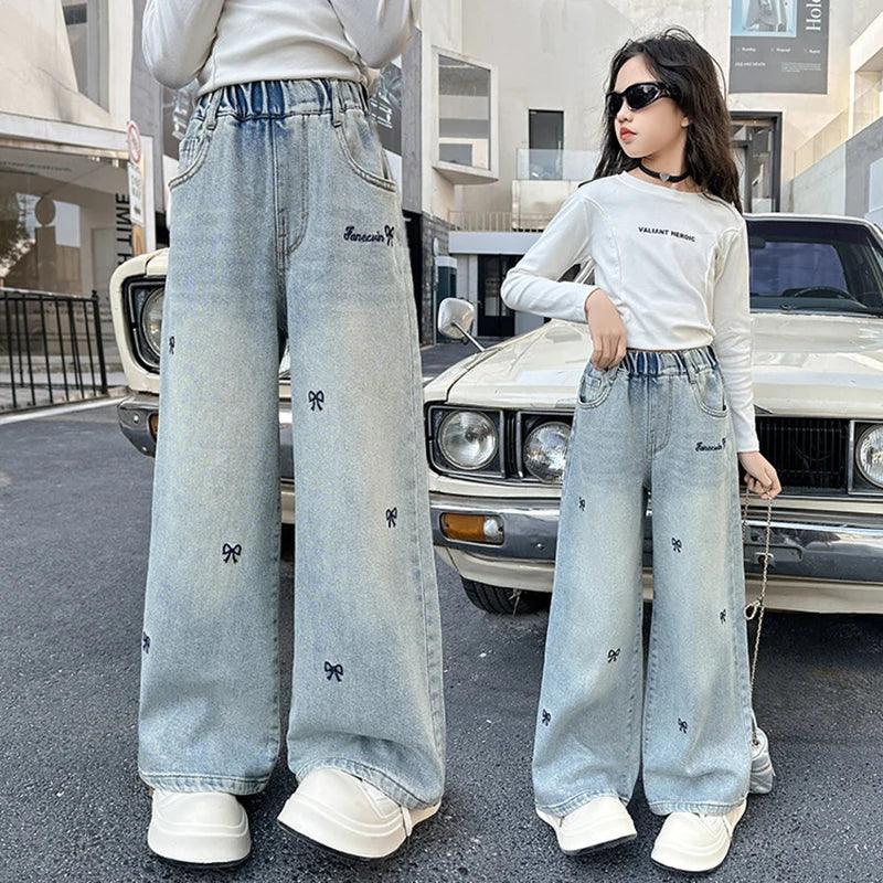 4-14 Years Teenage Girls Jeans