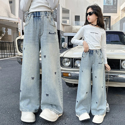 4-14 Years Teenage Girls Jeans