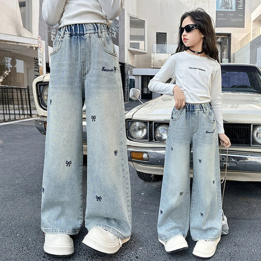 4-14 Years Teenage Girls Jeans