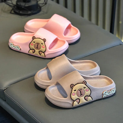 Children Slippers Cute Cartoon Girl Home Slippers