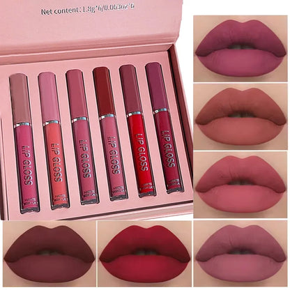 Matte Liquid Lipstick Set Waterproof Long Lasting  Smudge Proof Lip Gloss