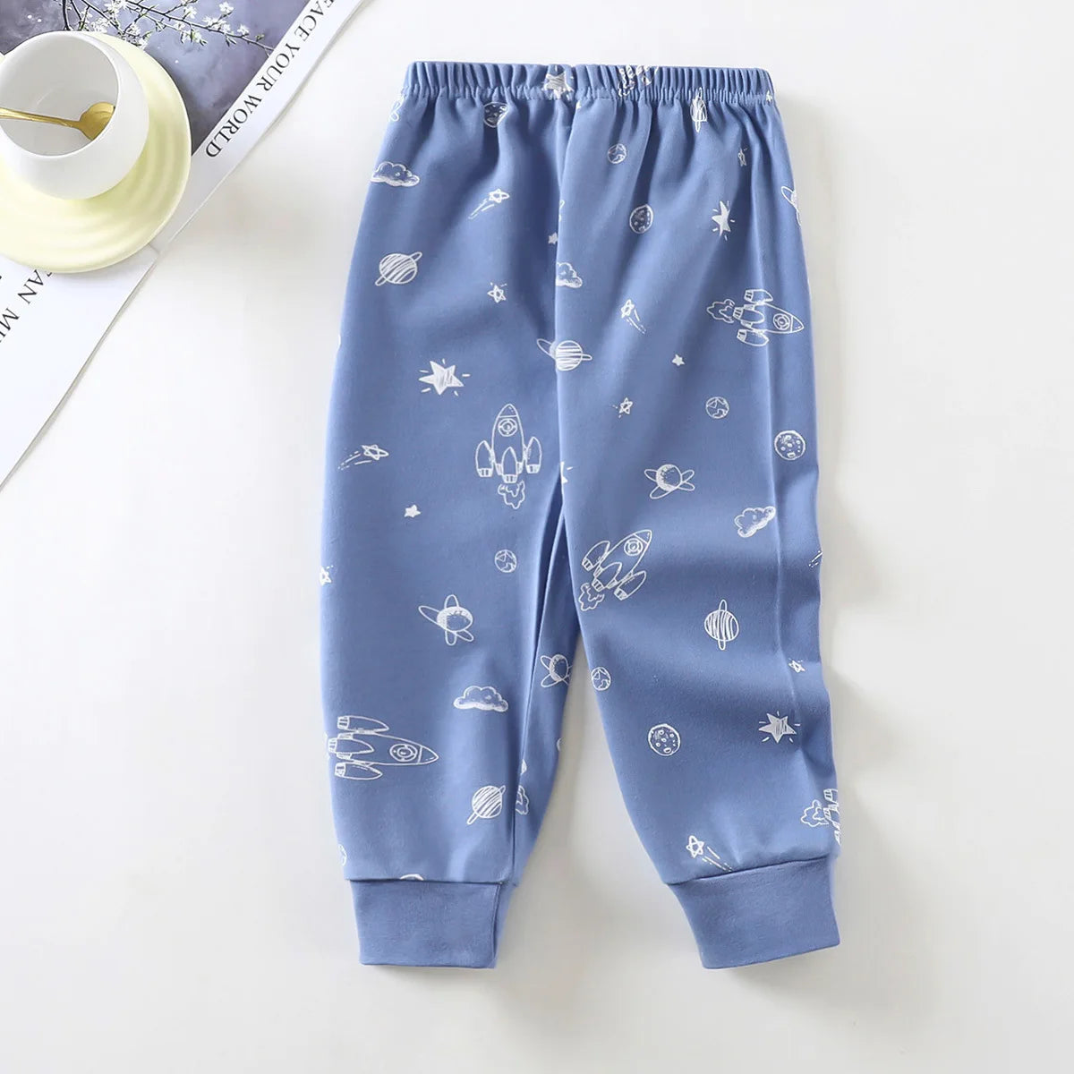Cotton Sleepwear Spring Autumn Winter Cartoon Bottoms Pajamas