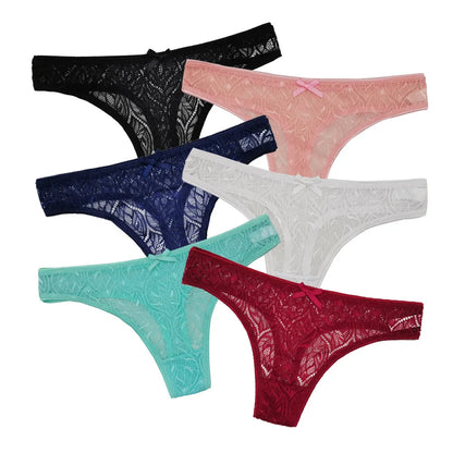 Sexy Lace Silk Underwear Cotton Crotch Lingerie