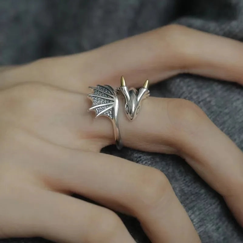 925 Sterling Silver Geometry Crystal Ring