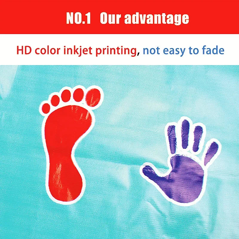 Hand and Feet Game Jumping Carpet Mat for Kid Family