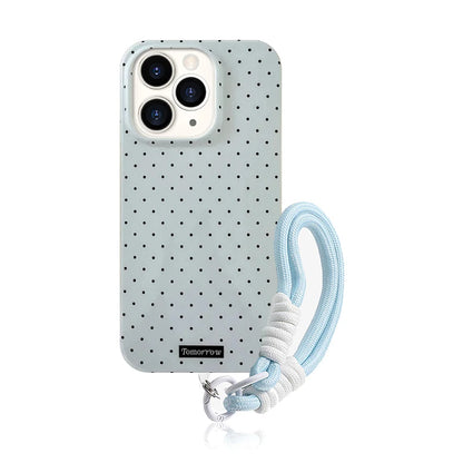 Polka Dot Small Fresh Mobile Phone Case for iPhone Ultra Slim Shockproof Cover