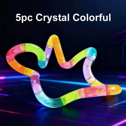 1/3/5pcs Deformable Rope Crystal Twist Rope Pressure Stress Relief Toys