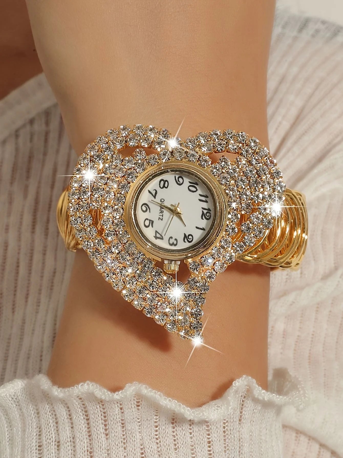 Diamond Rhinestone Bracelet Watches