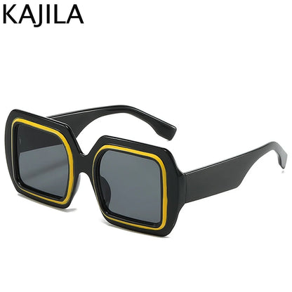 Oversized Square Luxury Vintage Sunglasses