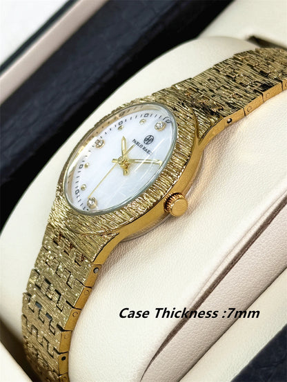 Gold Bracelet Light Luxury Waterproof Quartz Chain Watches