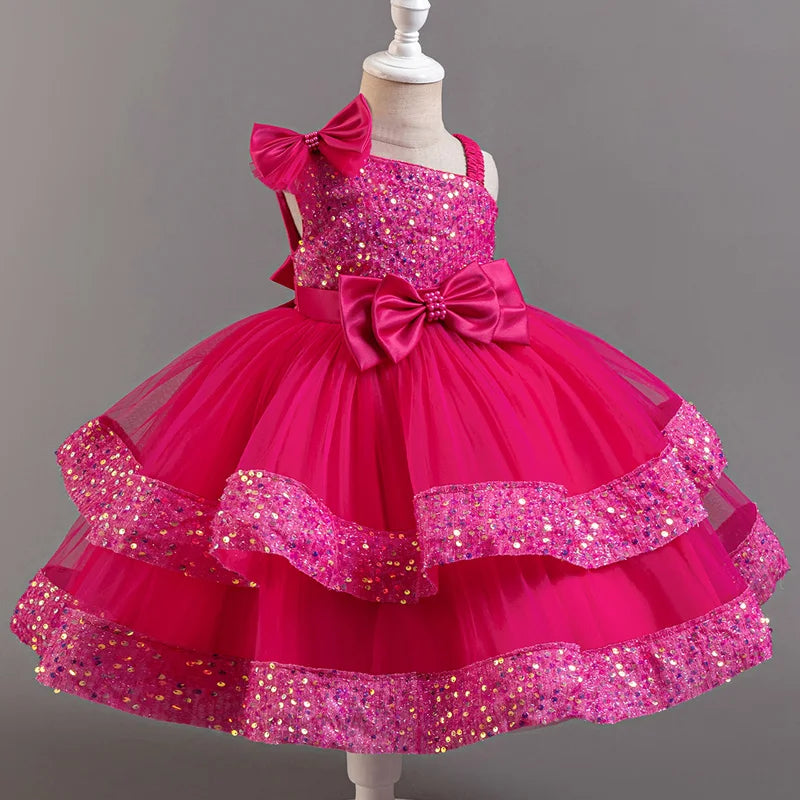 Flower Sequins Short Sleeveless Costume Cosplay