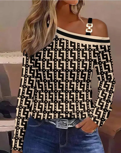 Sexy Loose One Shoulder Blouse