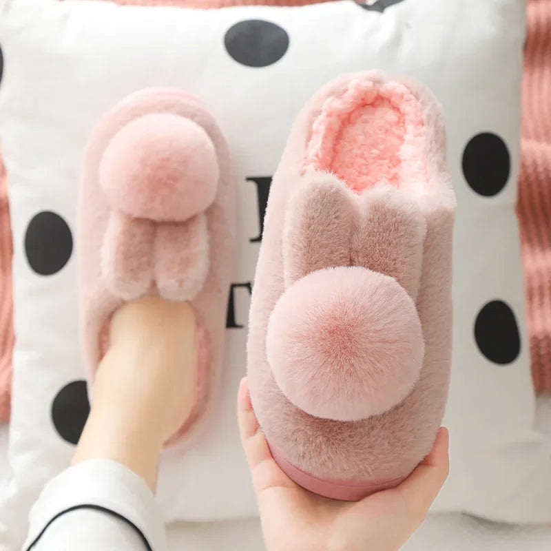 Winter Warm Cotton Cartoon Design Slipper