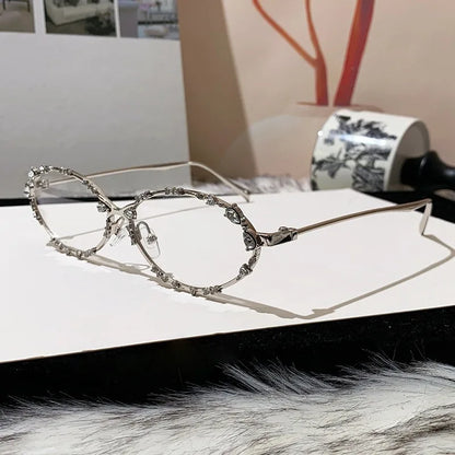 Diamond Luxury oval Rhinestone Sun Glasses