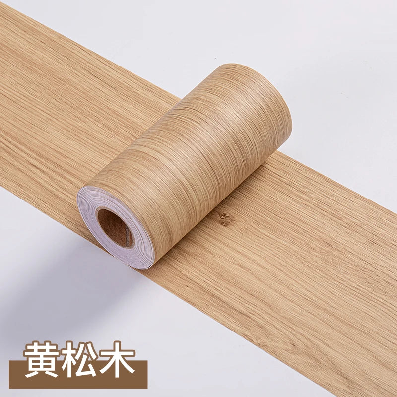 1 Roll Thickened Imitation Wood Grain Skirting