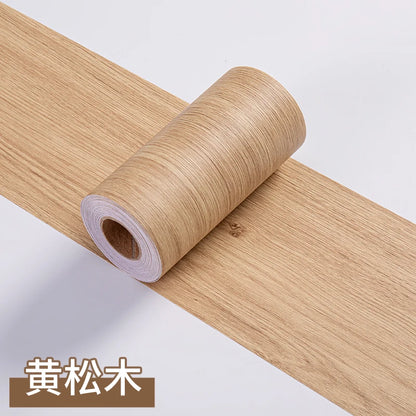 1 Roll Thickened Imitation Wood Grain Skirting