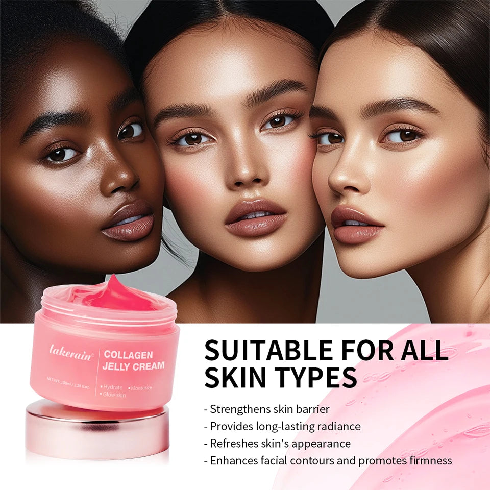 Crema hidratante de gelatina de colágeno para el cuidado de la piel