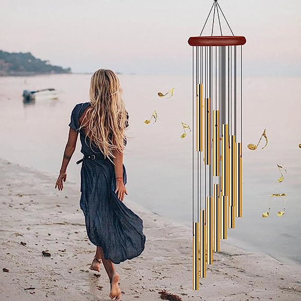 1piece 12 Tubes Aluminum Alloy Wind Chimes