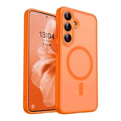 Luxury Matte Case For Samsung Galaxy Ultra Plus FE S25Plus S24FE S25FE Magsafe Cover