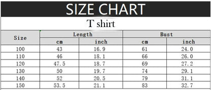 Girls Casual Short Sleeve T Shirts