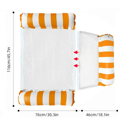 Inflatable Foldable Floating Row Swimming PoolMat