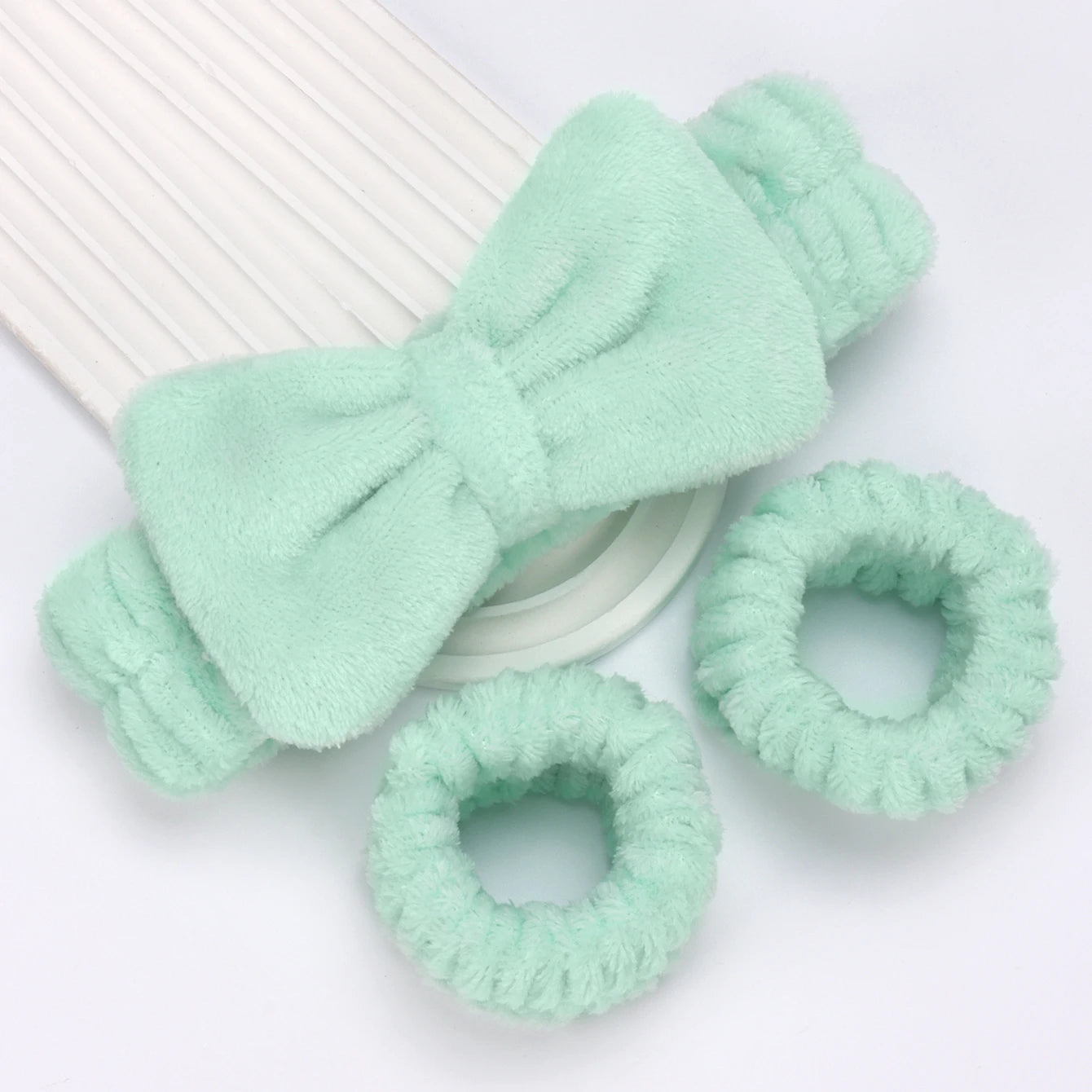 Headband Wristband for Washing Face Makeup Towel