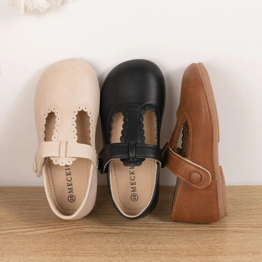Toddler Ballet Flats School Bowknot Princess Shoes