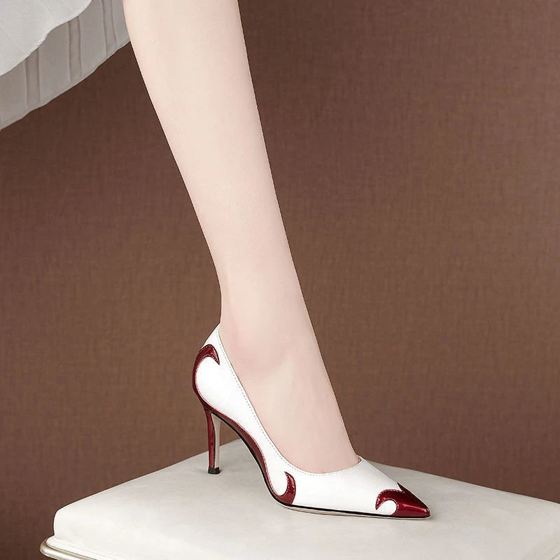Pointed Toe Stiletto Sandals High Heel  6.5-9cm Pumps Shoes