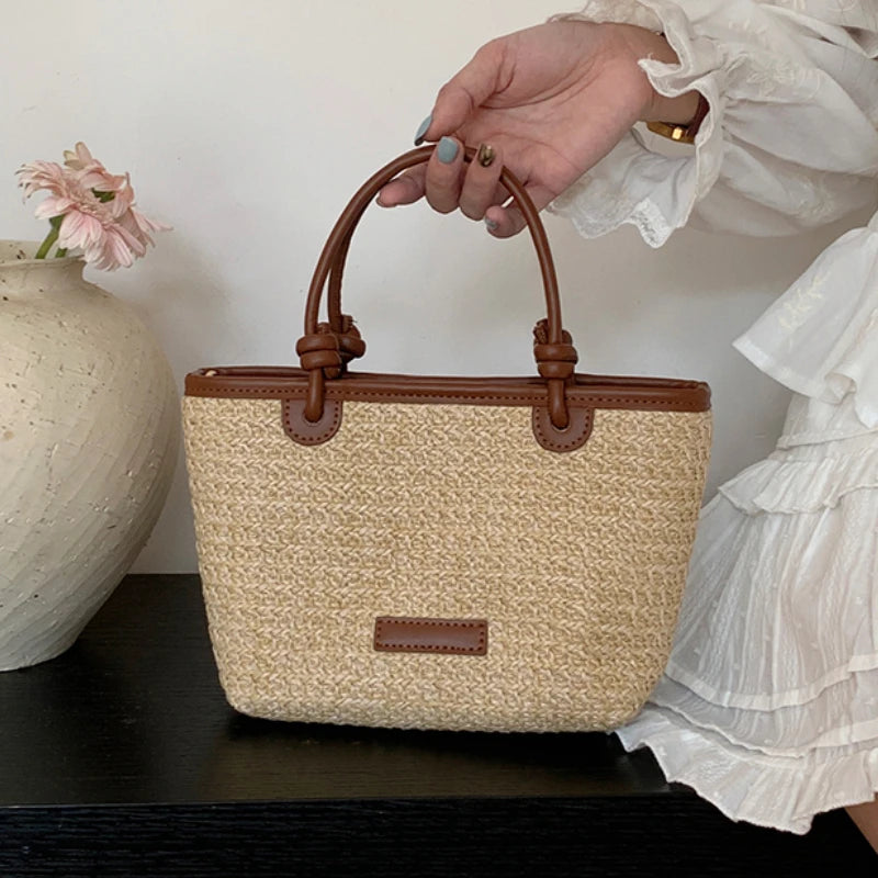 Straw Basket Woven bags