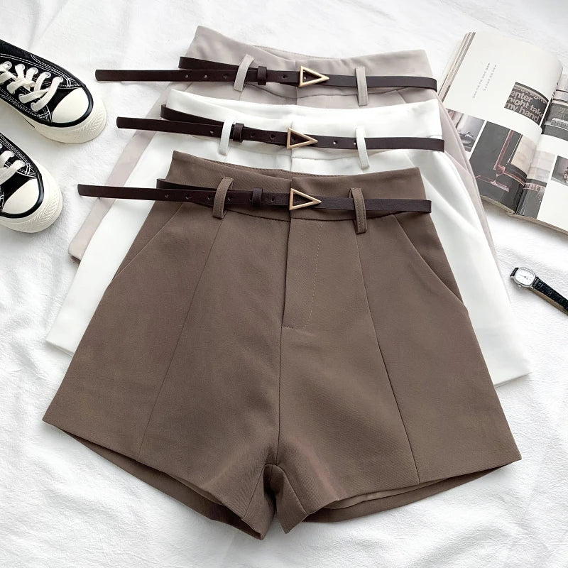 Casual High Waist Short Chic Office Shorts
