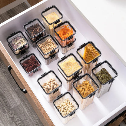 5Pcs Sets Sealed Jar Food Storage Box